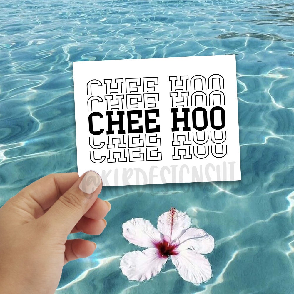 Cheehoo Hawaii Custom Vinyl Decal Sticker Flask Water Bottle Laptop - Etsy