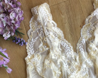 Camisola corta de encaje retro, bralette bonito y cómodo en una variedad de colores de fidditchdesigns