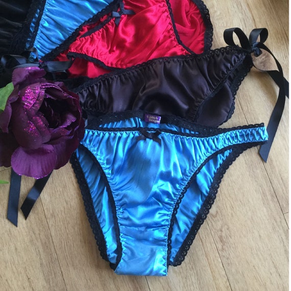 Brief Handmade Silk Lingerie classic Underwear Custom Choose your Colours Mix and Match