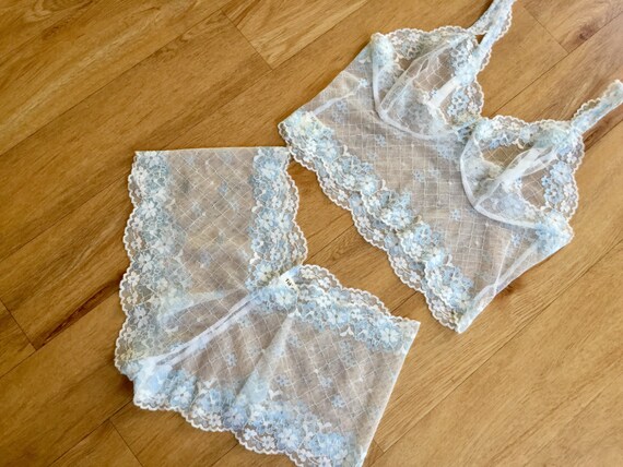 baby blue lace bralette