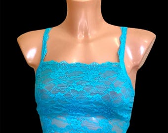Bralette tipo chaleco con estampado floral suave, copa AA/bralette plano en varios colores.