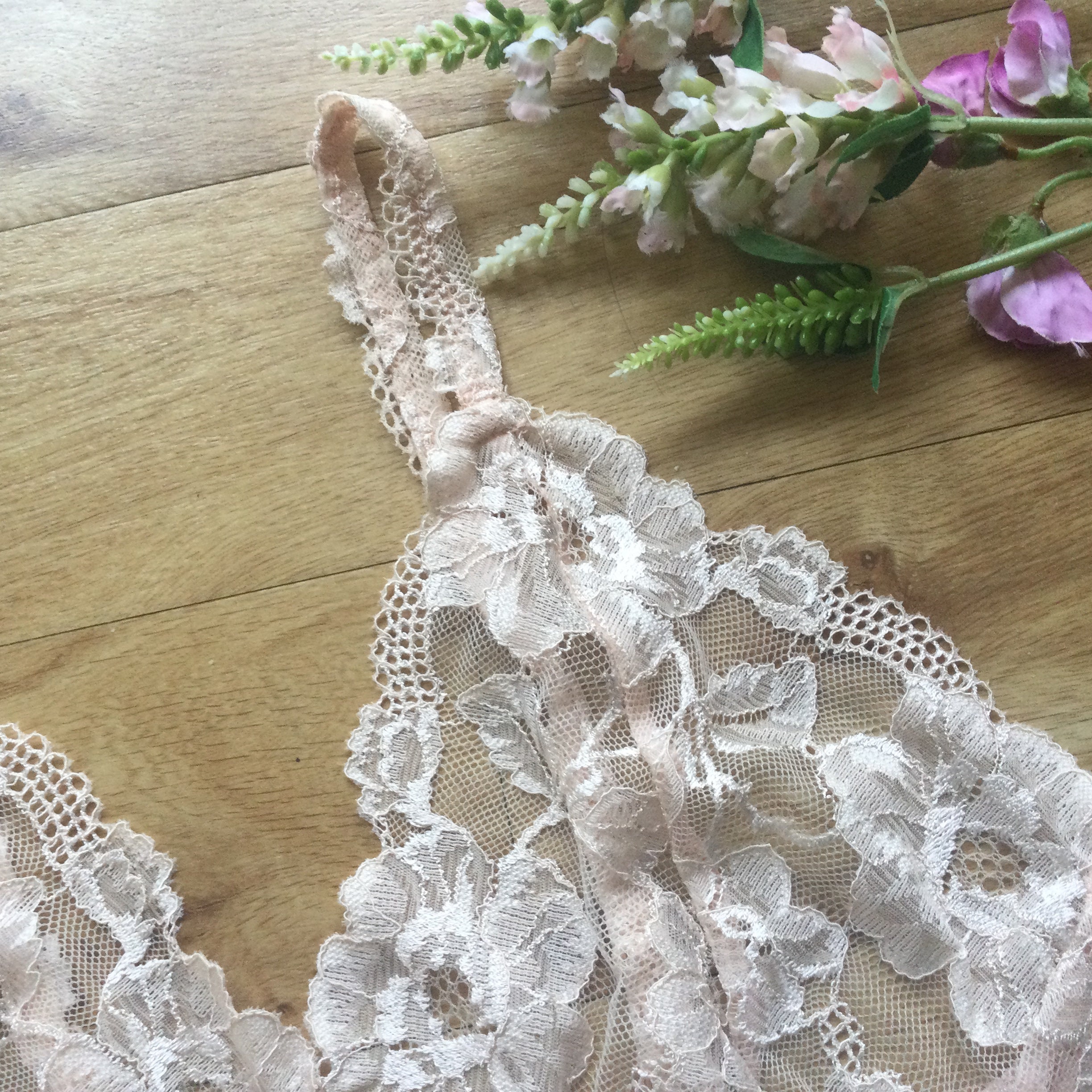Flat Lace Bralette, Small Cup Style Bra ,pretty Mastectomy .top