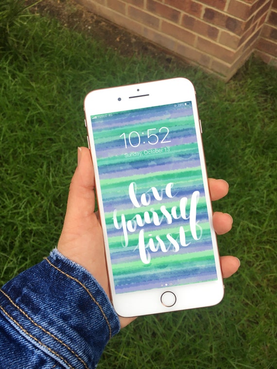 Love Yourself First Wallpaper Etsy