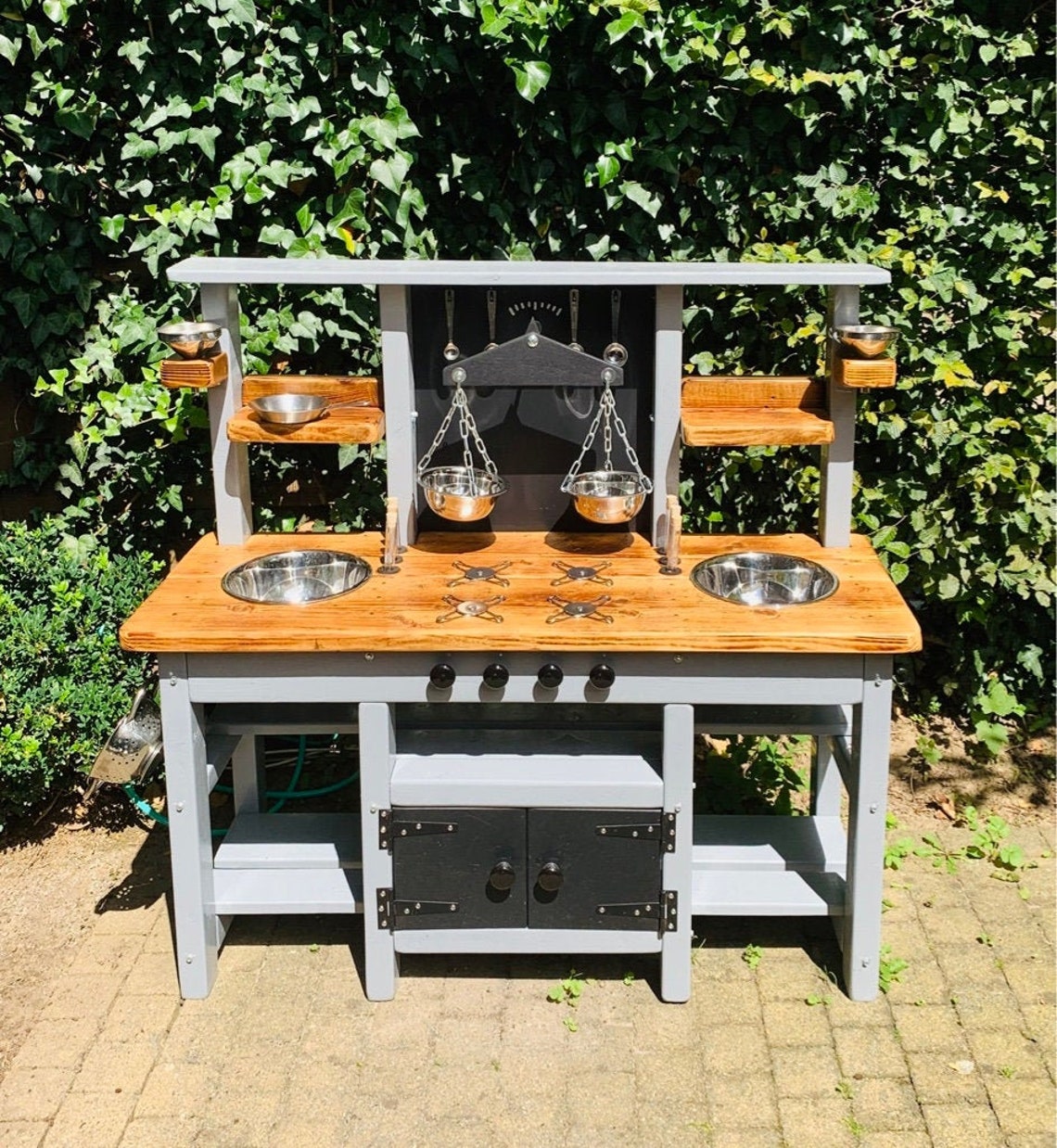 Wooden Potions Concoctions Outdoor Play Kitchen Etsy