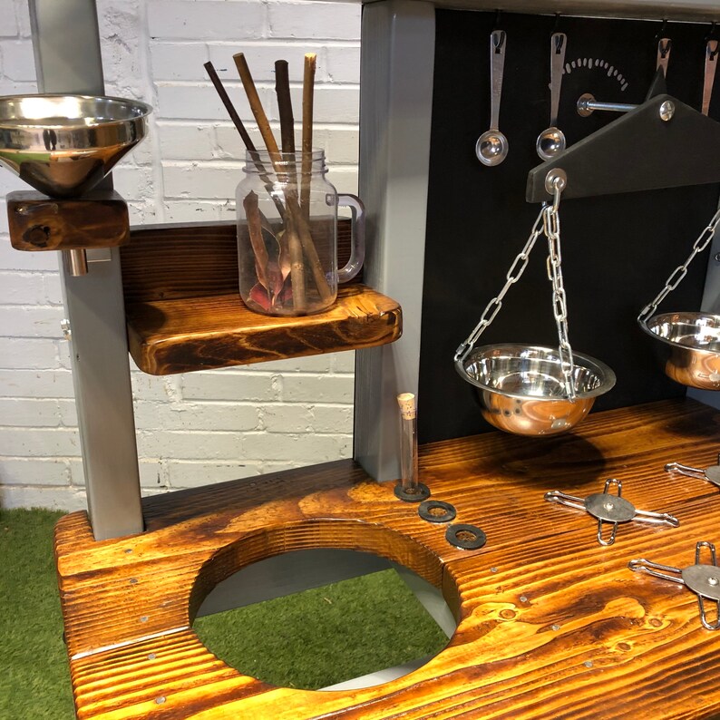 Wooden Potions Concoctions Outdoor Play Kitchen Etsy