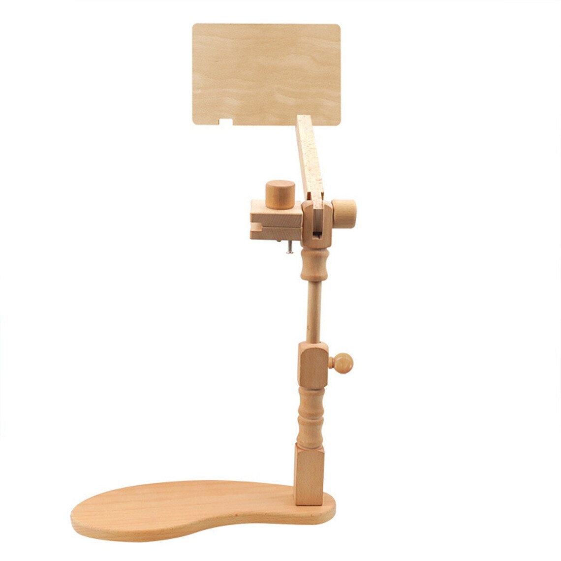 Embroidery Hoop Stand Two Ways Adjustable Wooden Cross Stitch Etsy