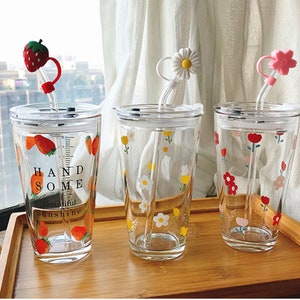 Personalizar taza de vaso de café helado, vaso de lata de cerveza, taza de café helado de flores, taza de vaso de café de lata de cerveza, vaso de lata de soda, vaso de café para ella