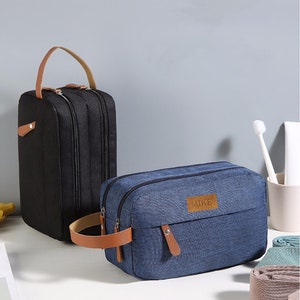 Men&#39;s shaving bags,Groomsman Gift,Mens Toiletry bag, groomsman gifts, toiletry bag Usher gift, groomsman proposal, groomsmen gift