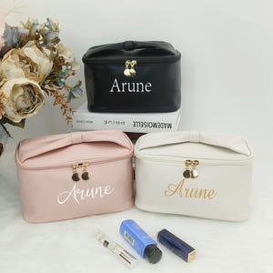 Personalized Makeup Bag,Customized Cosmetic Bag,Bridesmaid washbag,Customized Makeup Bag,  storage bag,Travel Makeup Bag,Mother&#39;s Day Gift