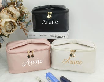 Personalized Makeup Bag,Customized Cosmetic Bag,Bridesmaid washbag,Customized Makeup Bag,  storage bag,Travel Makeup Bag,Mother's Day Gift