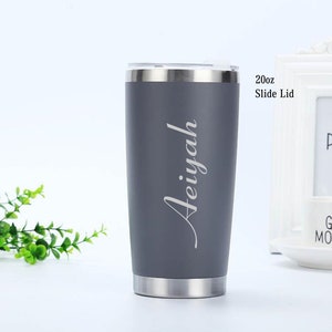 18 color Customized 20 OZ Tumbler,Travel Mug,Monogram Tumbler,Laser Engraved Tumbler,Stainless Steel Mug, Insulated Tumbler,wedding Tumbler