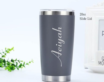 18 color Customized 20 OZ Tumbler,Travel Mug,Monogram Tumbler,Laser Engraved Tumbler,Stainless Steel Mug, Insulated Tumbler,wedding Tumbler