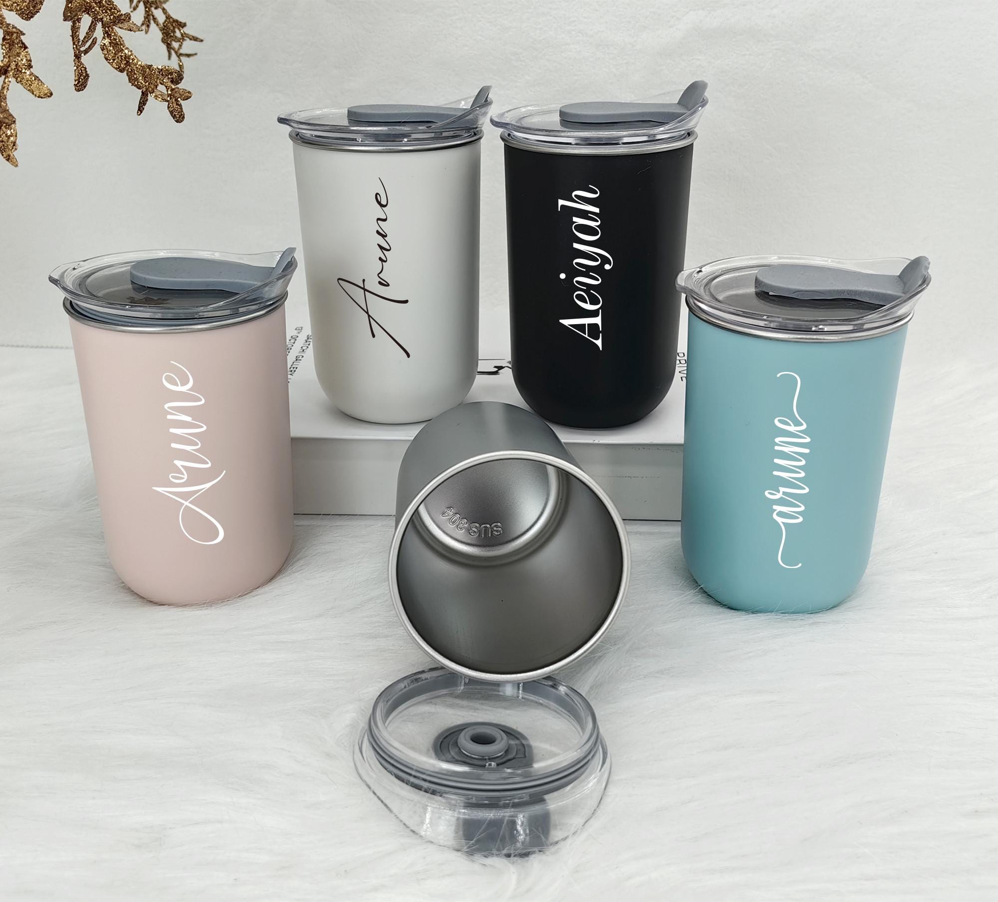 Personalized 10oz Tumbler,Coffee cup.Insulated Tumbler,party Tumbler,Custom wedding Tumbler,Travel Mug,Employee gifts, Bridesmaid Gift