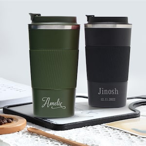 Personalized 13oz/17oz Coffee cup Tumbler,Insulated Tumbler,party Tumbler,wedding Tumbler,Travel Mug,Boyfriend Birthday,Teacher Appreciation
