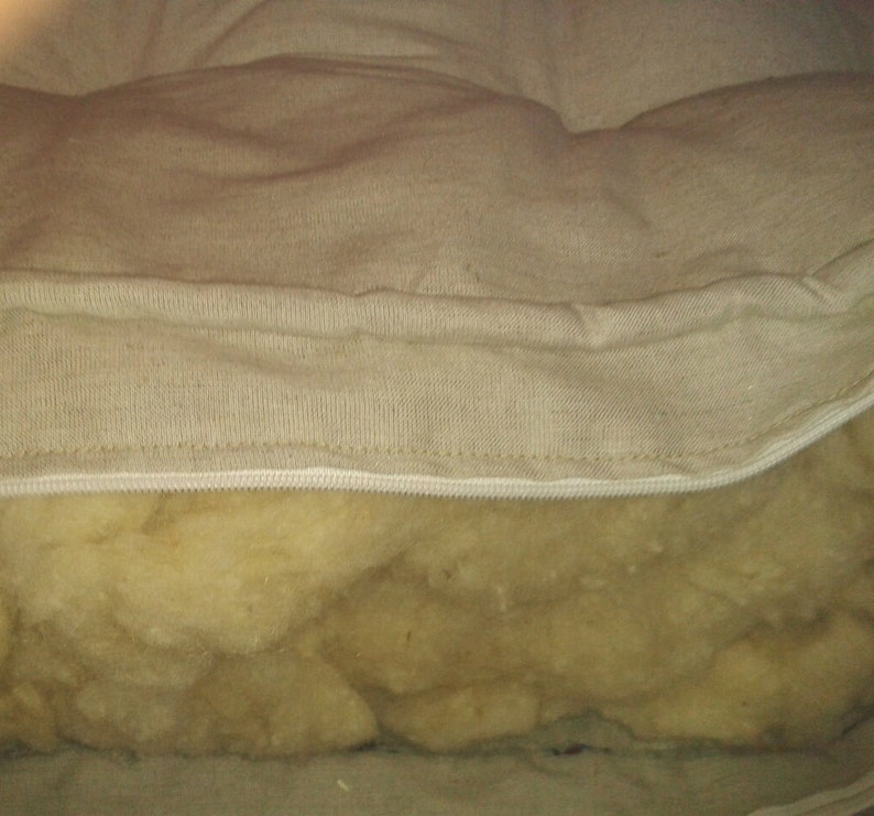 Wool Mattress/ Filling 100 pure new wool/160cm x 200 cm/ Etsy
