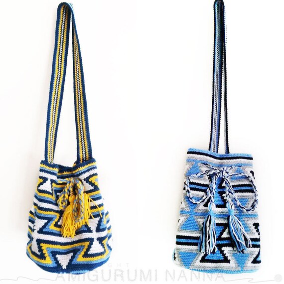 Wayuu Bag Crochet Bag Yarn Tote Wayuu Tribal Style Bag Etsy Australia