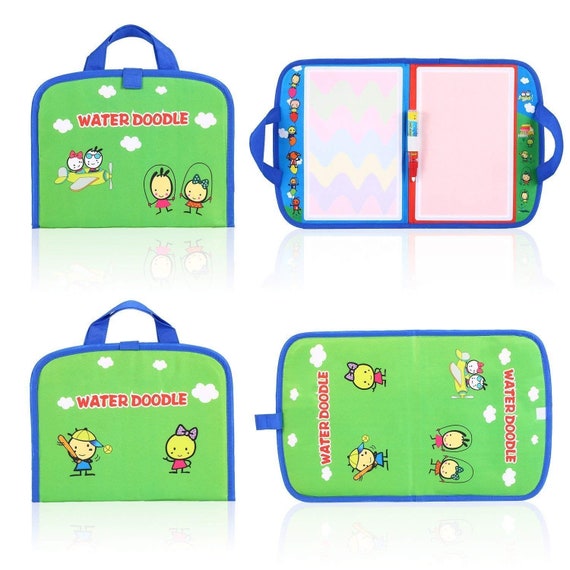Water Doodle Play Mat Water Painting Drawing Board Magic Pen Etsy