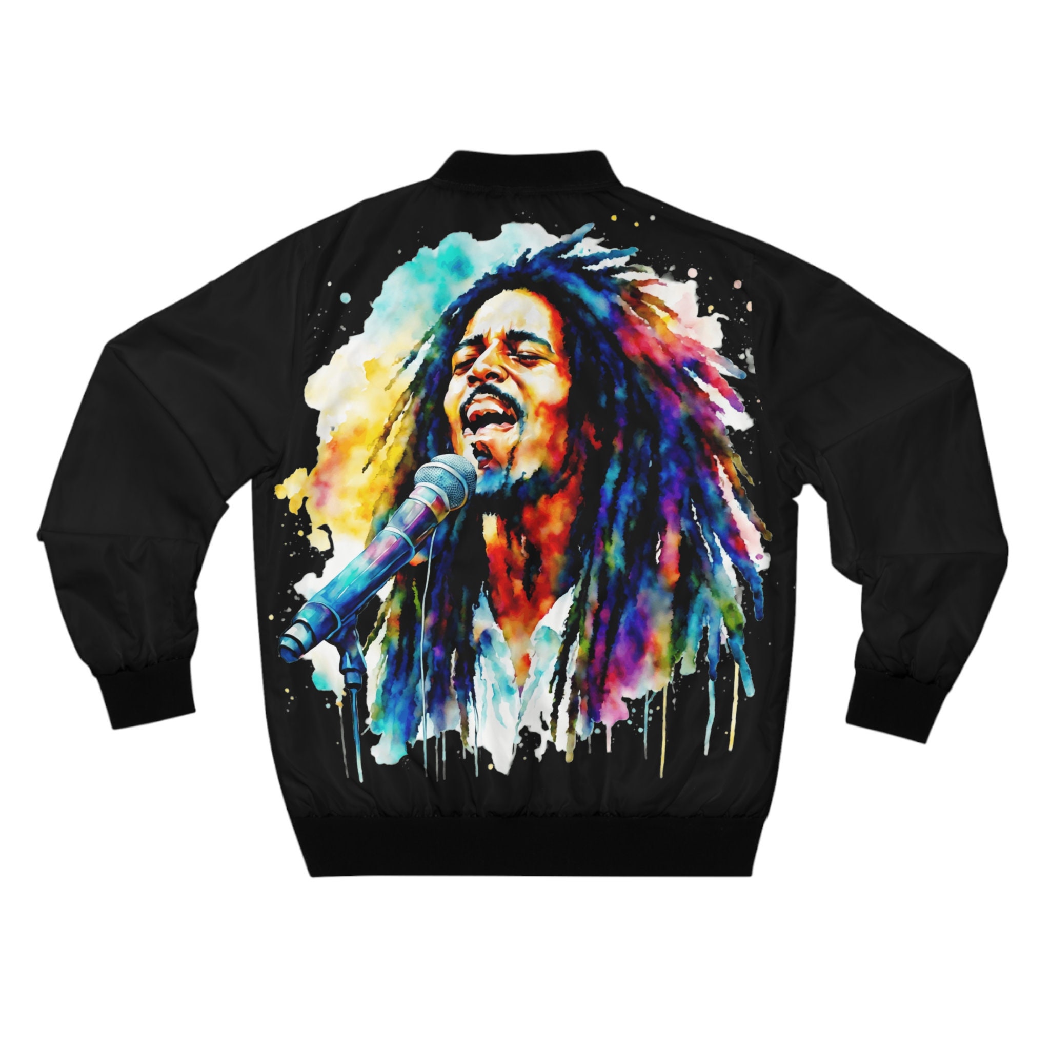 Bob Inspired Pan African Men's Bomber Jacket