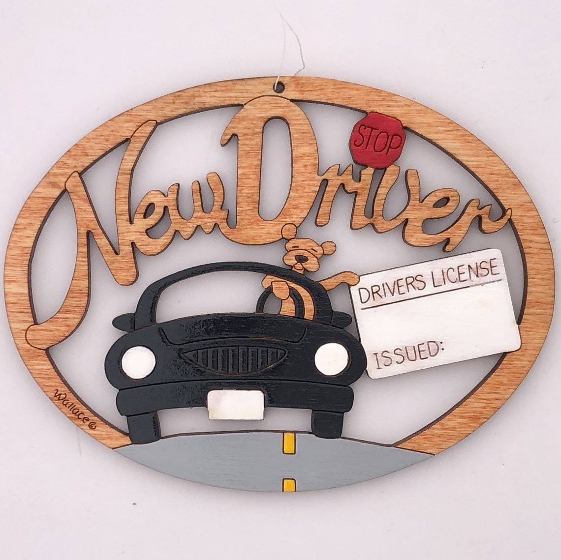 Personalized New Driver Christmas OrnamentWood Laser Cut Etsy