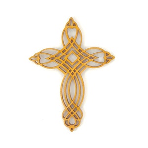 Cross Ornament-Wood Laser Cut