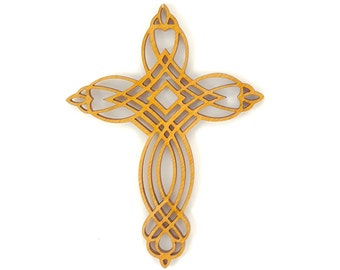 Cross Ornament-Wood Laser Cut