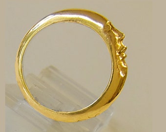 A new beginning with a New Moon. The ultimate wedding ring.