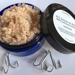All Hands On Deck • Exfoliating Cleanser • Cleansing Scrub • Handmade • Scrub for Hands • Working Hands • Fishing