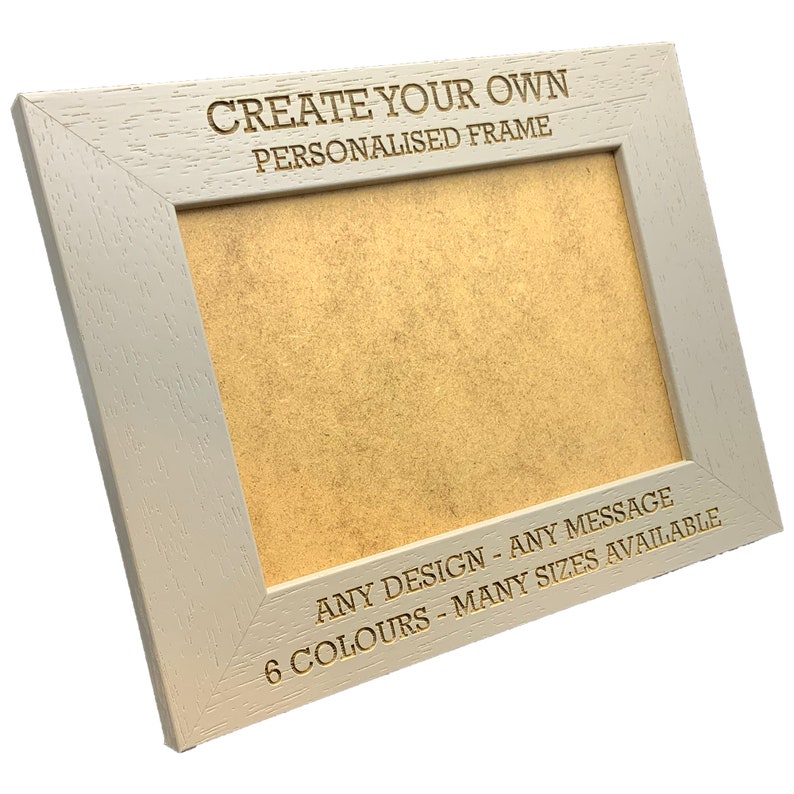 Personalised Photo Frame Create Your Own Personalisation 6 Etsy UK