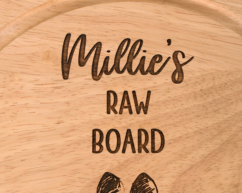 Personalised Dog Raw Food Board Etsy 日本