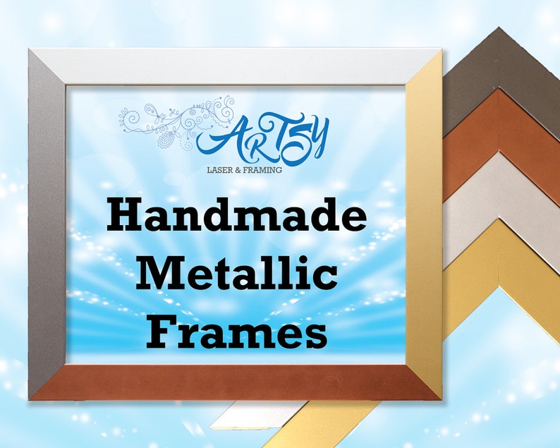 Made to Measure Metallic Frames please Read Description Box Etsy UK