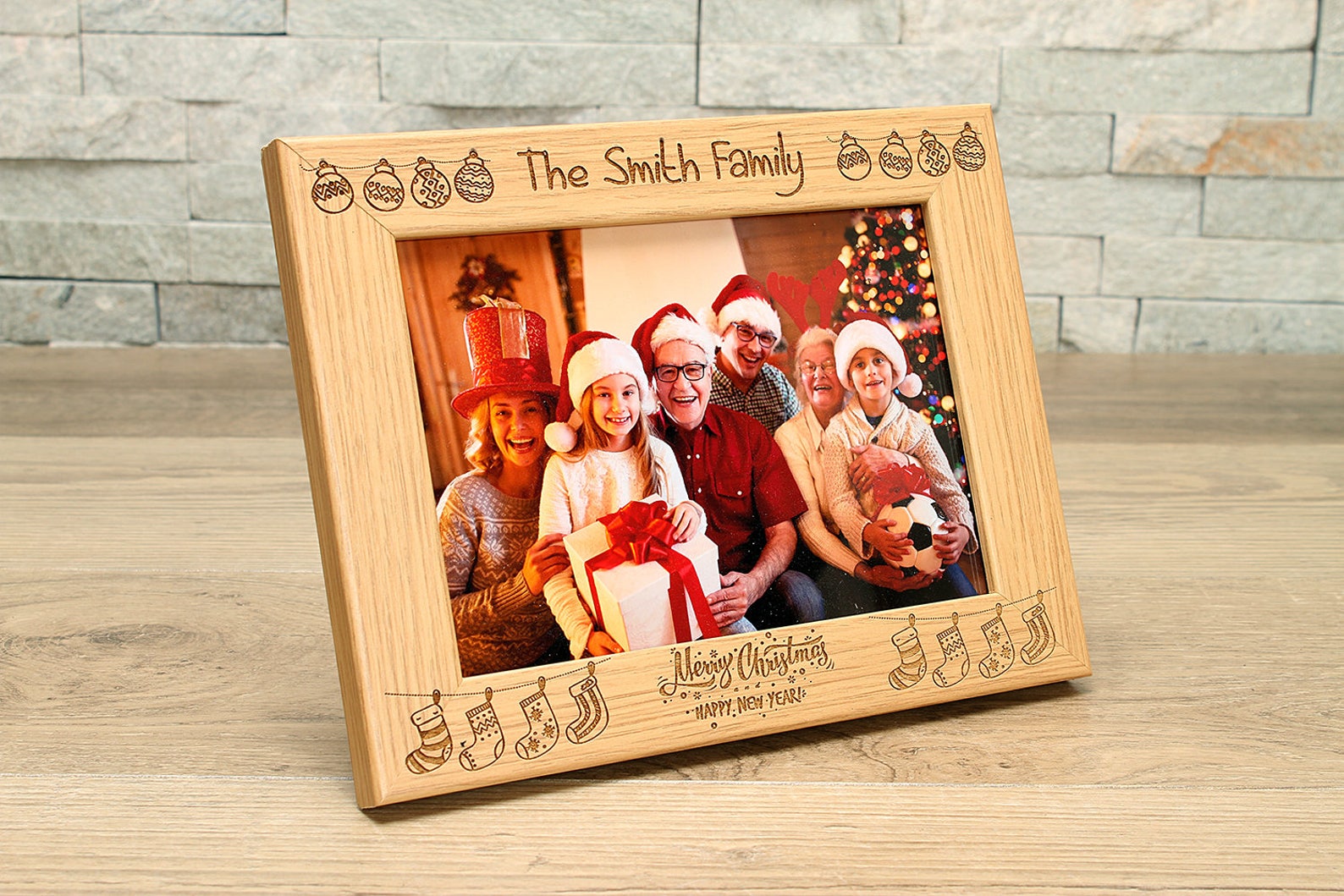 Personalised Photo Frame Family Christmas Etsy UK