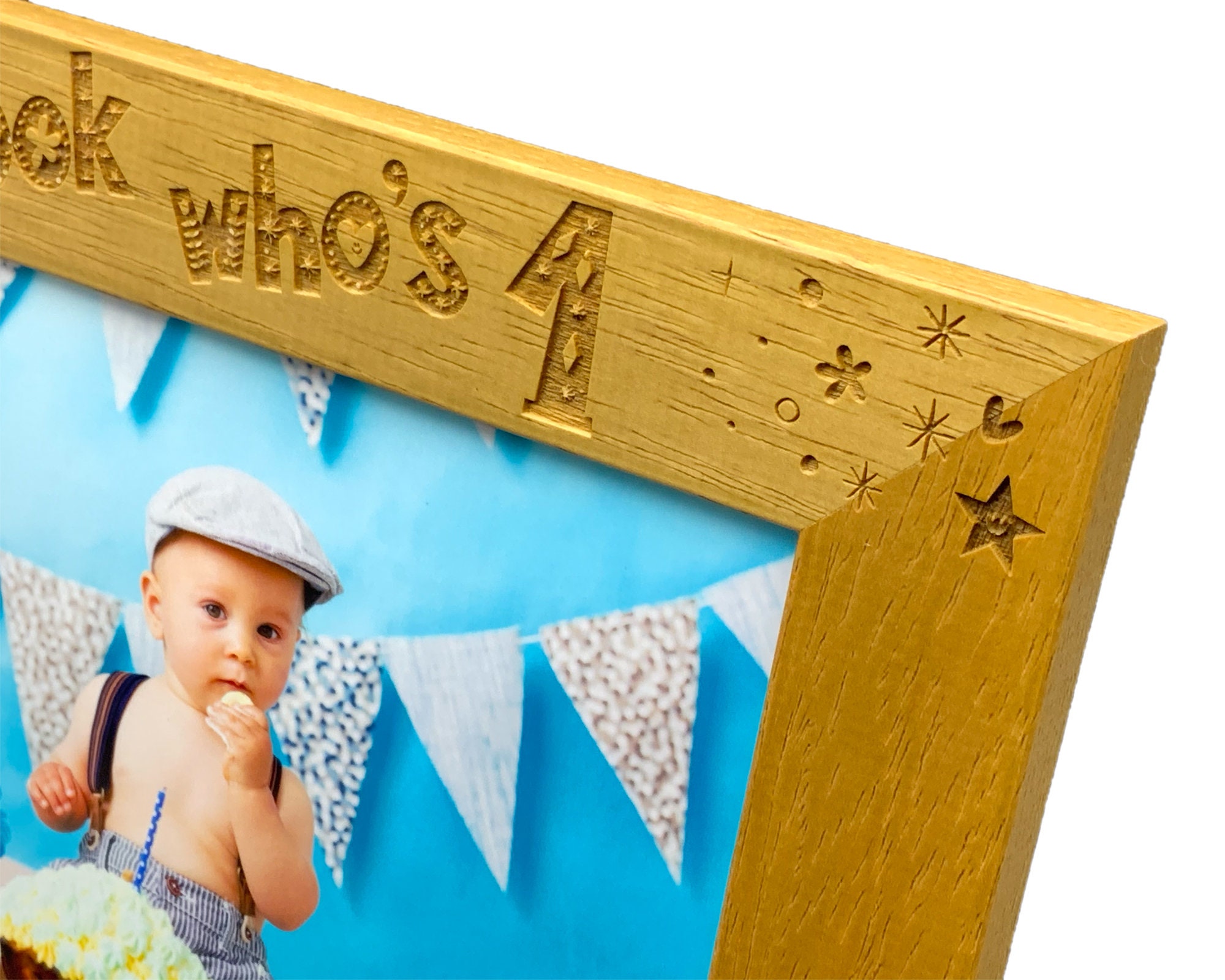 Personalised Photo Frame 1st Birthday Frame Personalised Etsy UK
