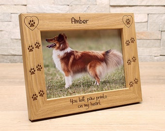 Personalised Photo frame - Personalised Pet frame - any animal (EF29)