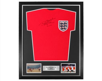 DIY football shirt frame, complete with 2 photo apertures and a metal textbox