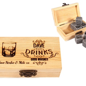 Personalised Whisky Stones, Whisky Stones, Whisky Gifts, Ice Cubes, Gifts For Him