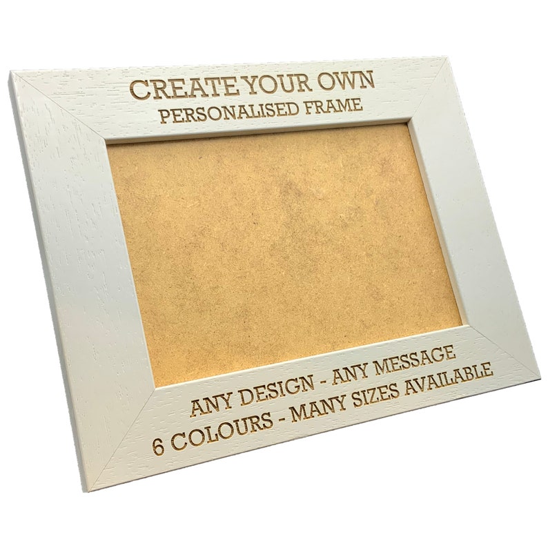 Personalised Photo Frame Create Your Own Personalisation 6 Etsy UK
