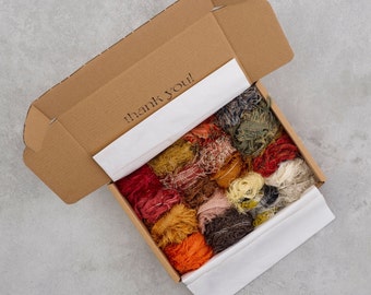 Autumn Frizz Ribbon Bundle - Recycled British Mill Selvedges
