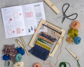 Weaving Frame Loom With Yarn