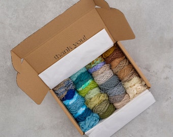 Deadstock Yarn Bundle – 30+ Balls for Weaving, British Mill Fibers (E-Booklet)