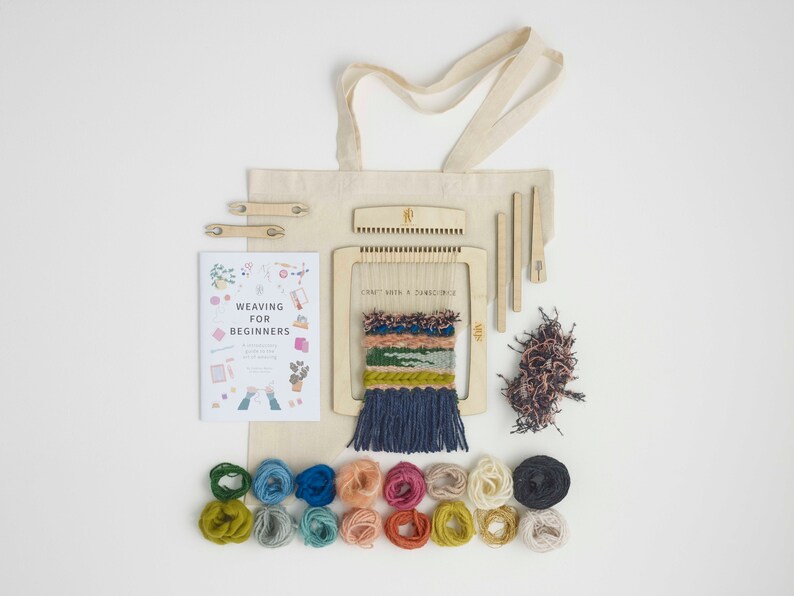 Beginners Weaving Loom Kit Yarn & Instruction Booklet Etsy