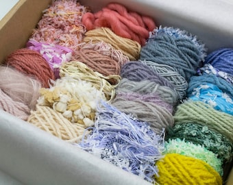 Spring Tapestry Yarn Bundle with Weaving Instruction E-Booklet - 30+ Balls of yarn included