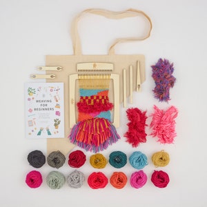 Beginners Weaving Loom Kit, Yarn & Instruction Booklet