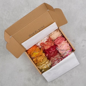 Warm-Toned Frizz Ribbons Bundle - Recycled Weaving Selvedges