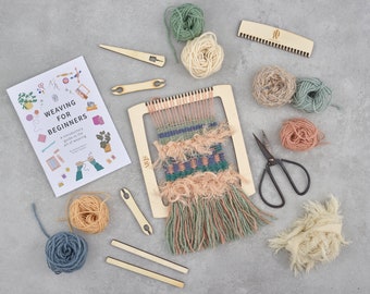 Craft Kit - Weaving Frame Loom With Yarn & Tote Bag! Choose you own coloured yarns!