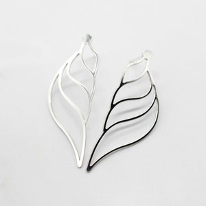 SALE. SILVER Earrings. CHRYSALIS. Special edition minimalist earrings. Sterling Silver.