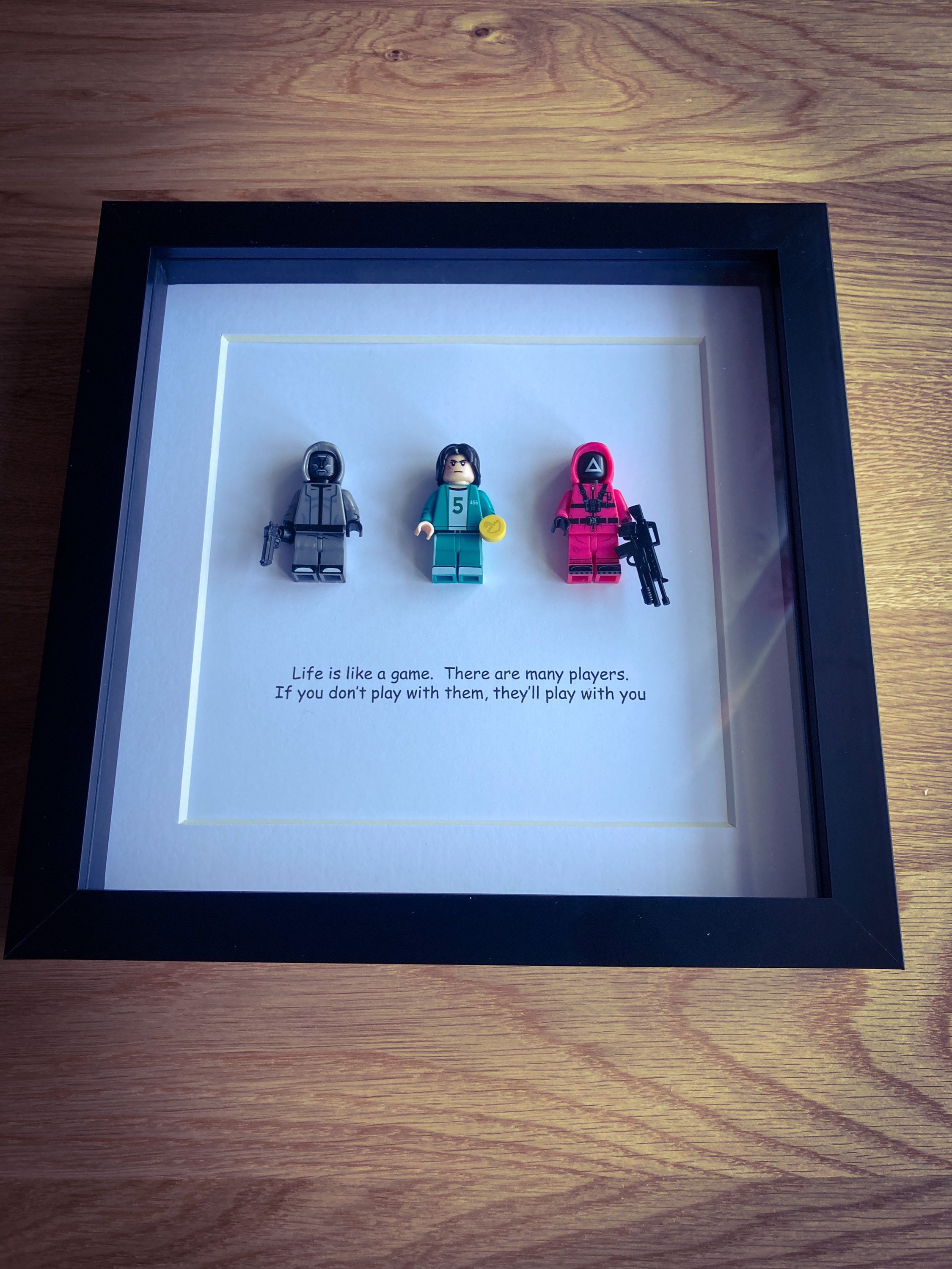 Squid Game Player 456 Mini Figure Quote Picture - Etsy