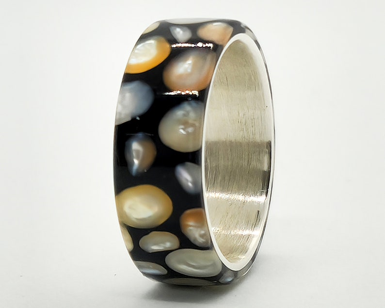 LUXE HAND Black Galaxy Pearl Ring image 9