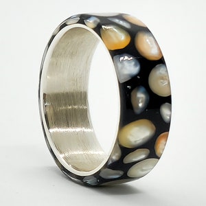 LUXE HAND Black Galaxy Pearl Ring image 4