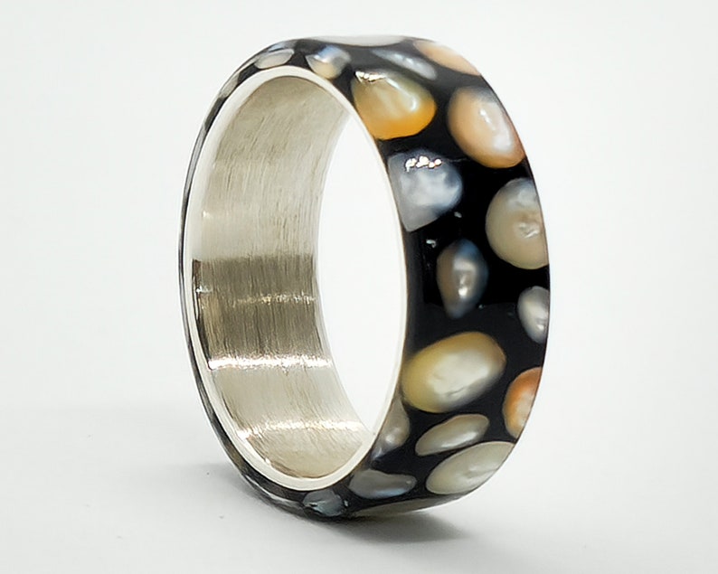 LUXE HAND Black Galaxy Pearl Ring image 4