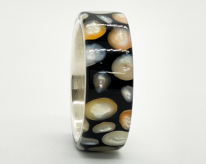 LUXE HAND Black Galaxy Pearl Ring image 6